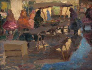 Study from a marketplace