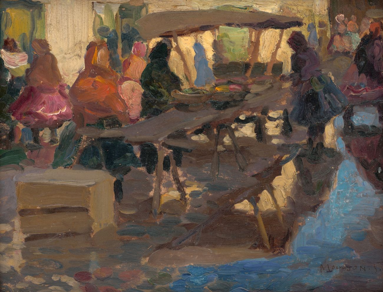Study from a marketplace